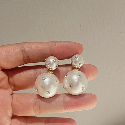 Vintage Pearl Dangle Earrings