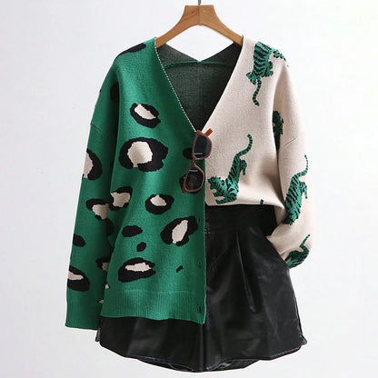 Puppy Knit Cardigan with adorable design