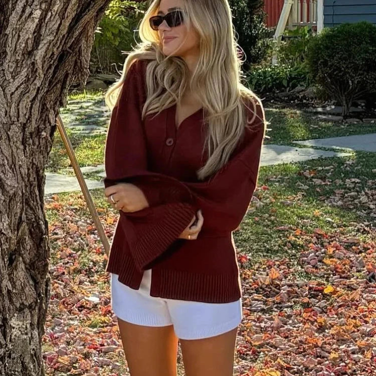 Slim Fit Knitted Cardigan for Women