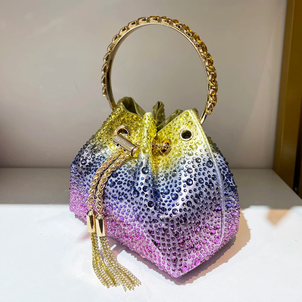 Rhinestone Clutch Bag for Women