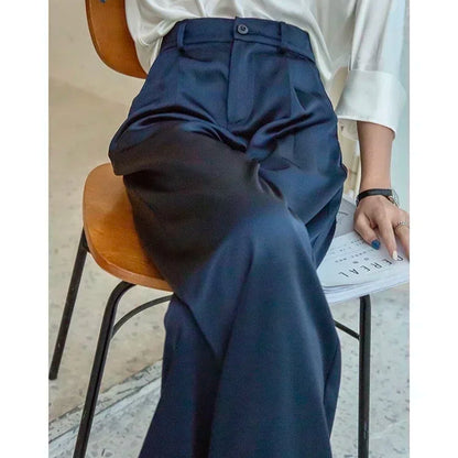 Spring Summer Wide-Leg Pants for Women