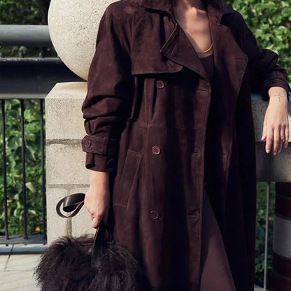 Chic Lace-Up Winter Coat – Stylish and Warm Winter Outerwear for Women