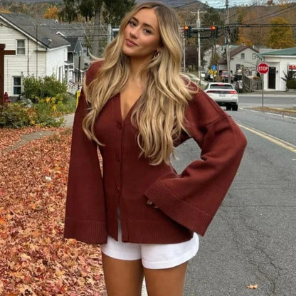 Slim Fit Knitted Cardigan for Women