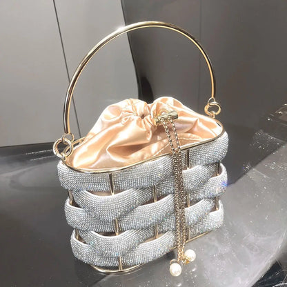 Rhinestone Evening Clutch for Women