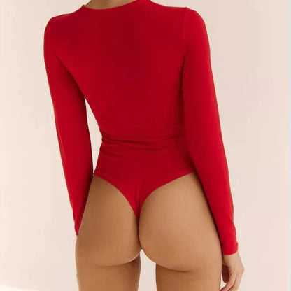 Sexy Off-Shoulder Bodysuit for Women