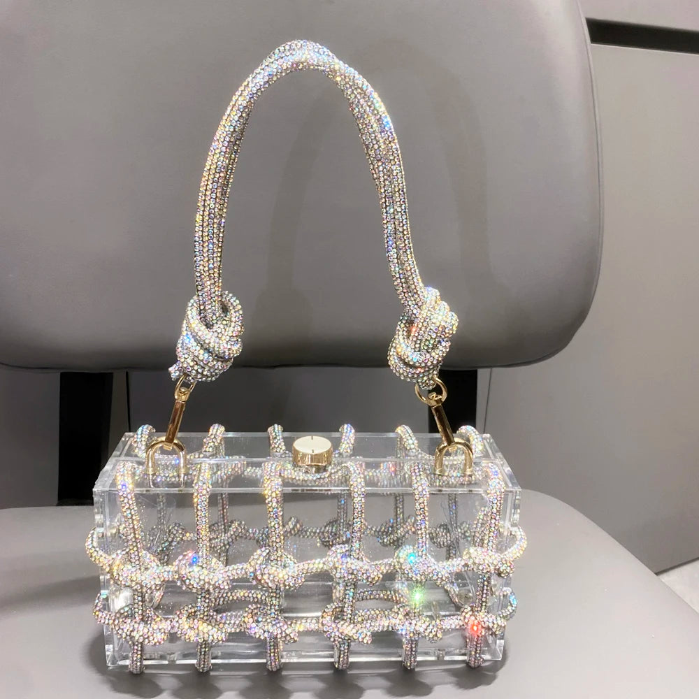 Rhinestone Evening Bag for Women