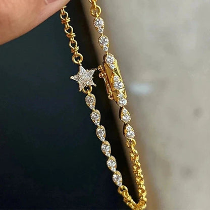 Zircon Star Bracelet