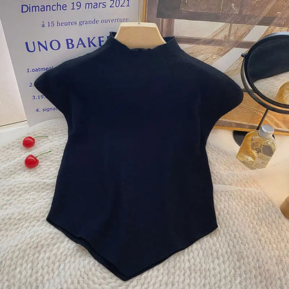 Irregular Cropped Top for Women