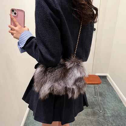 Plush Evening Clutch for Women