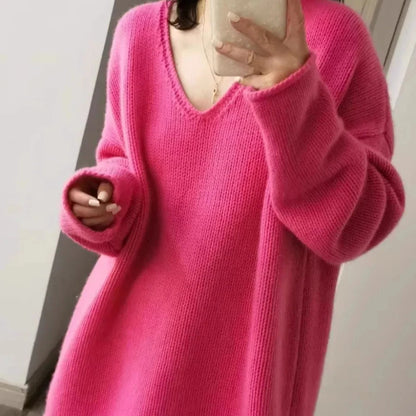 Pink Cashmere Sweater for Women