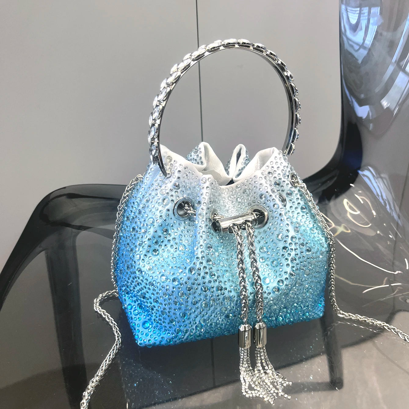 Rhinestone Clutch Bag for Women