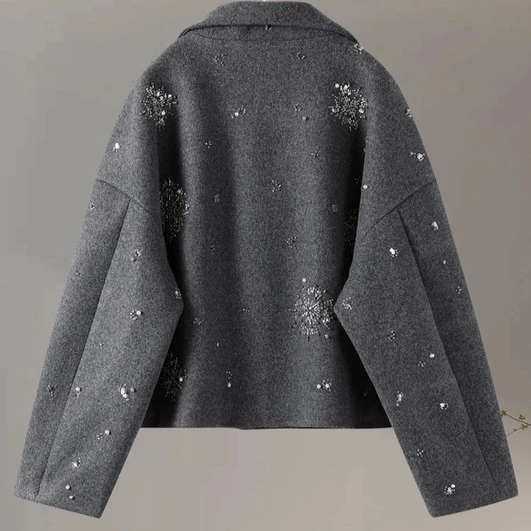Snowflake Sequin Jacket for Women