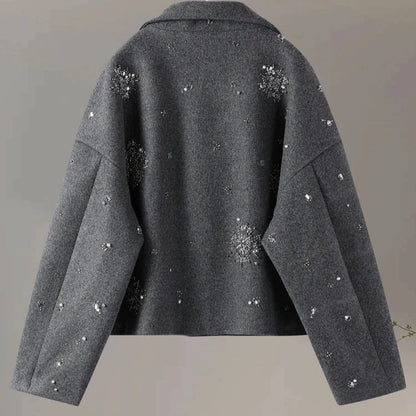 Snowflake Sequin Jacket for Women