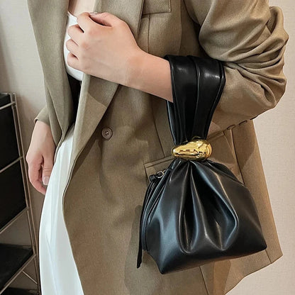 Personalized Leather Clutch Bag for Women