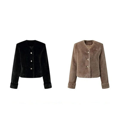 Luxurious Mink Fur Coat – Women’s Elegant and Warm Winter Outerwear