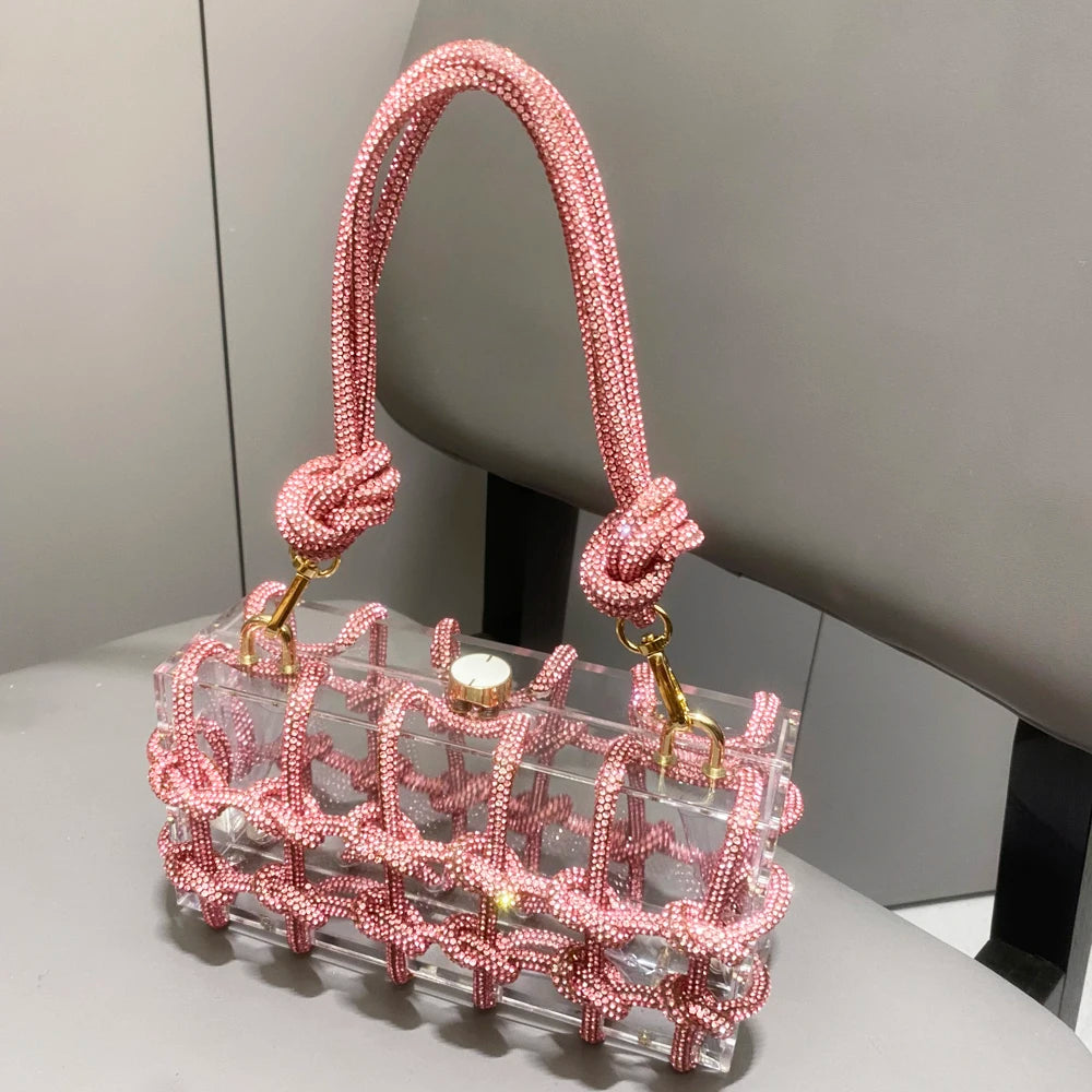 Rhinestone Evening Bag for Women