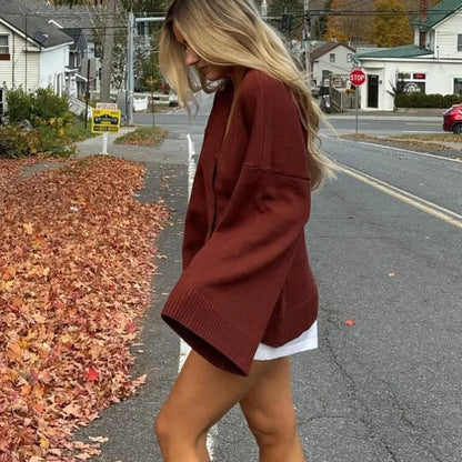 Slim Fit Knitted Cardigan for Women