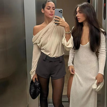 Sexy Floral Mesh Top for Women