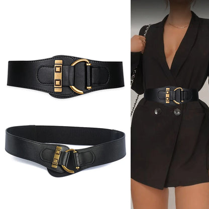 Luxury Elastic Waist Cinch Belt – Adjustable Women’s Fashion Accessory