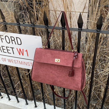 Retro Frosted Tote Bag for Women