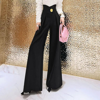 High Waist Wide Leg Pants for Women