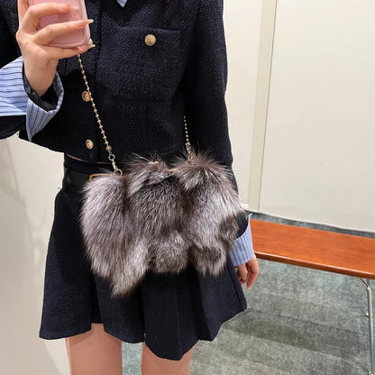 Plush Evening Clutch for Women