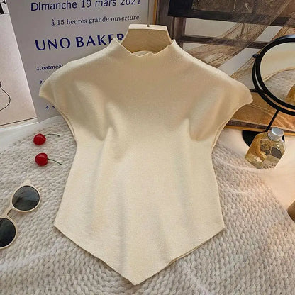 Irregular Cropped Top for Women