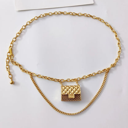 Luxury Tassel Gold Chain Belt – Stylish Women’s Gold Accessory