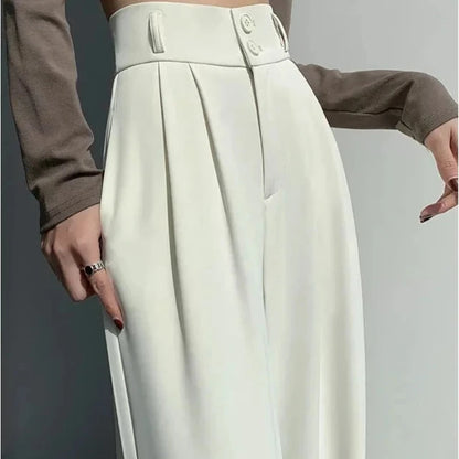 High-Waist Slim Bell Pants for Women