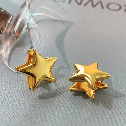 Star Pearl Earrings for Women