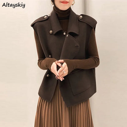 Vintage Wool Vest for Women