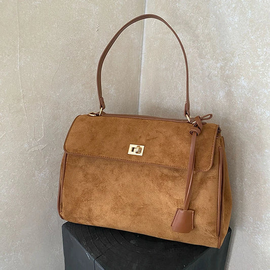 Retro Frosted Tote Bag for Women