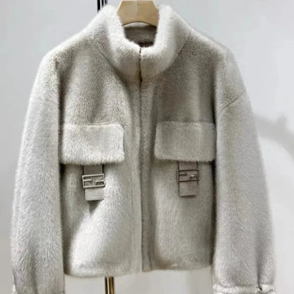 Sweet Sheepskin Long Coat