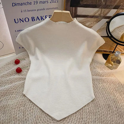 Irregular Cropped Top for Women