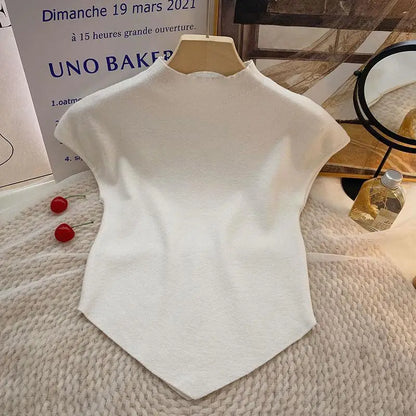 Irregular Cropped Top for Women