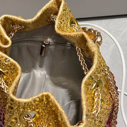 Rhinestone Clutch Bag for Women