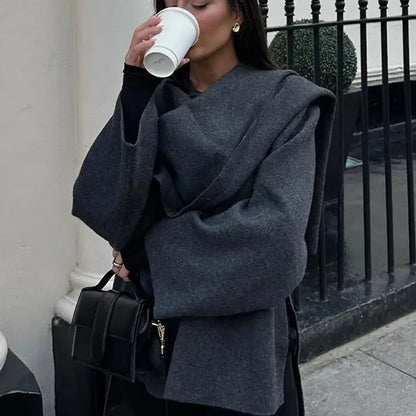 Knitted Cape Cardigan