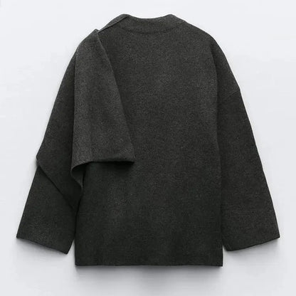 Knitted Cape Cardigan