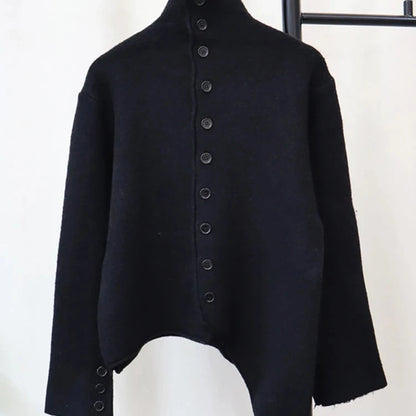 Knitted Irregular Sweater for Women