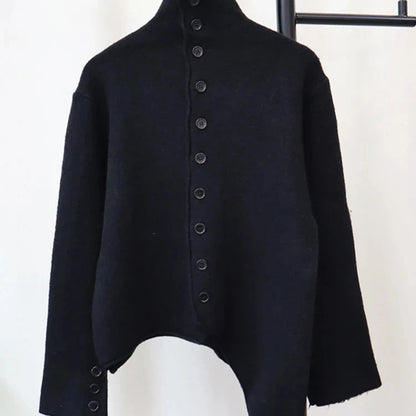 Knitted Irregular Sweater for Women