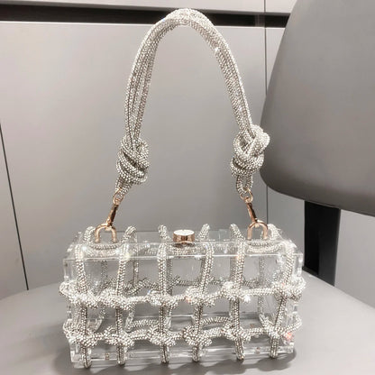 Rhinestone Evening Bag for Women