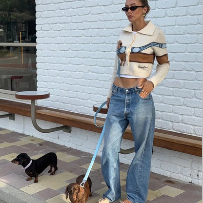 Puppy Knit Cardigan with adorable design