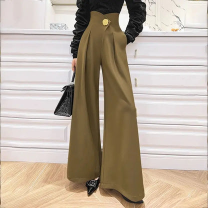 High Waist Wide Leg Pants for Women