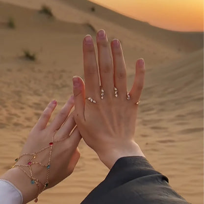 Zirconia Cuff Bracelet