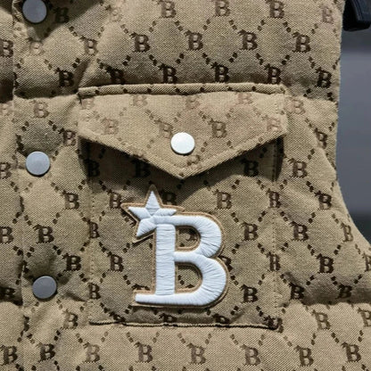 Embroidered Warm Vest for Women