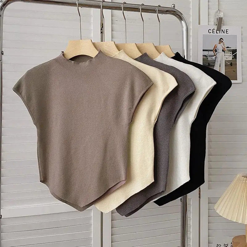 Irregular Cropped Top for Women