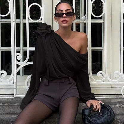 Sexy Floral Mesh Top for Women