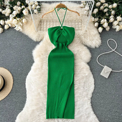 Women's Split Knitted Dress