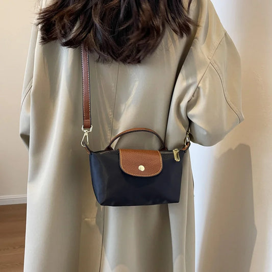 Mini Nylon Dumpling Bag – Lightweight Waterproof Shoulder Bag for Women