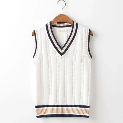 Men's Retro Knit Sweater Vest – Vintage-Inspired, Comfortable, and Stylish Layering Piece